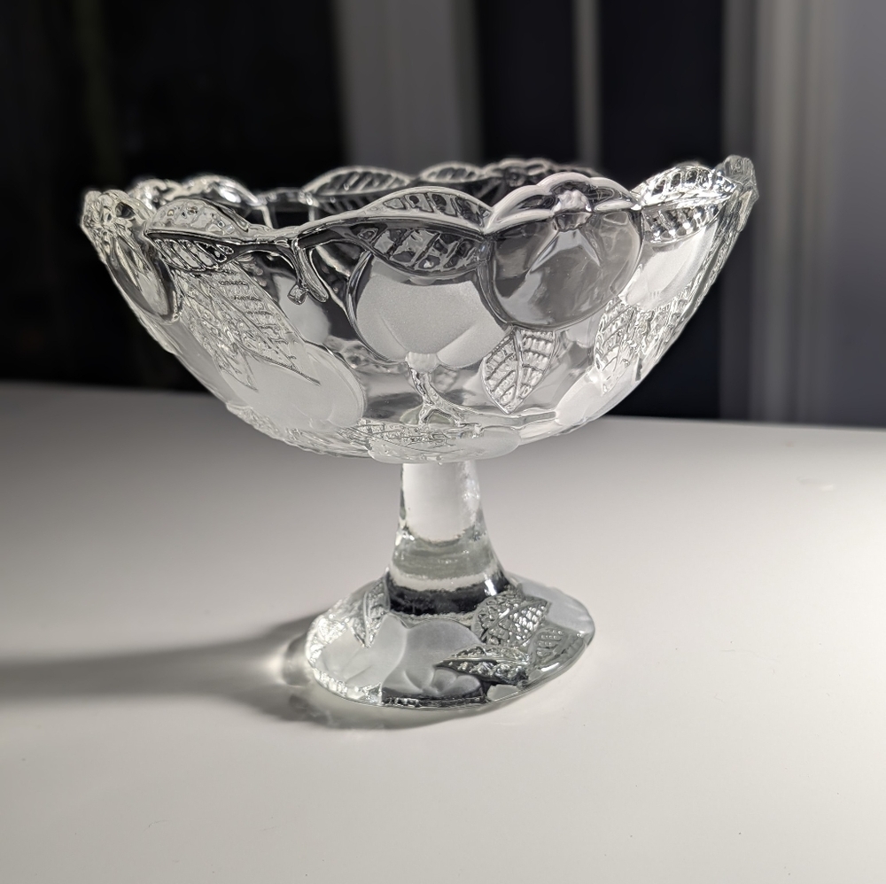 Vintage Studio Nova "Fruit Basket" Pedestal Bowl 90s Aesthetic